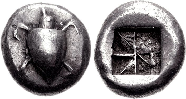Tiền cổ Rùa Biển Aegina