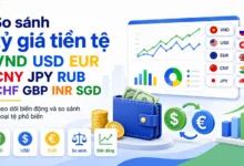 So sánh tỷ giá tiền tệ USD VND EUR KRW CNY JPY So sanh ty gia tien te VND USD EUR CNY JPY va cac ngoai te pho bien