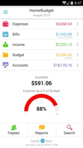 Home Budget with Sync tien.day infographic