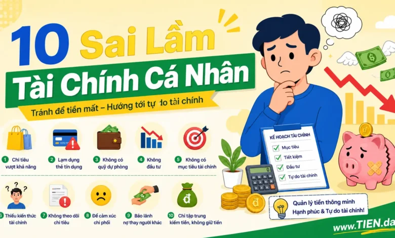 10 sai lầm quản lý tiền cá nhân cần tránh thumbnail