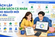 Cách lập ngân sách cá nhân cho người mới bắt đầu tien.day infographic