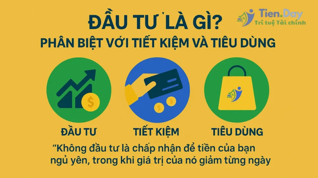 Đầu Tư Dài Hạn Là Gì? - Phân biệt với Tiết kiệm và tiêu dùng