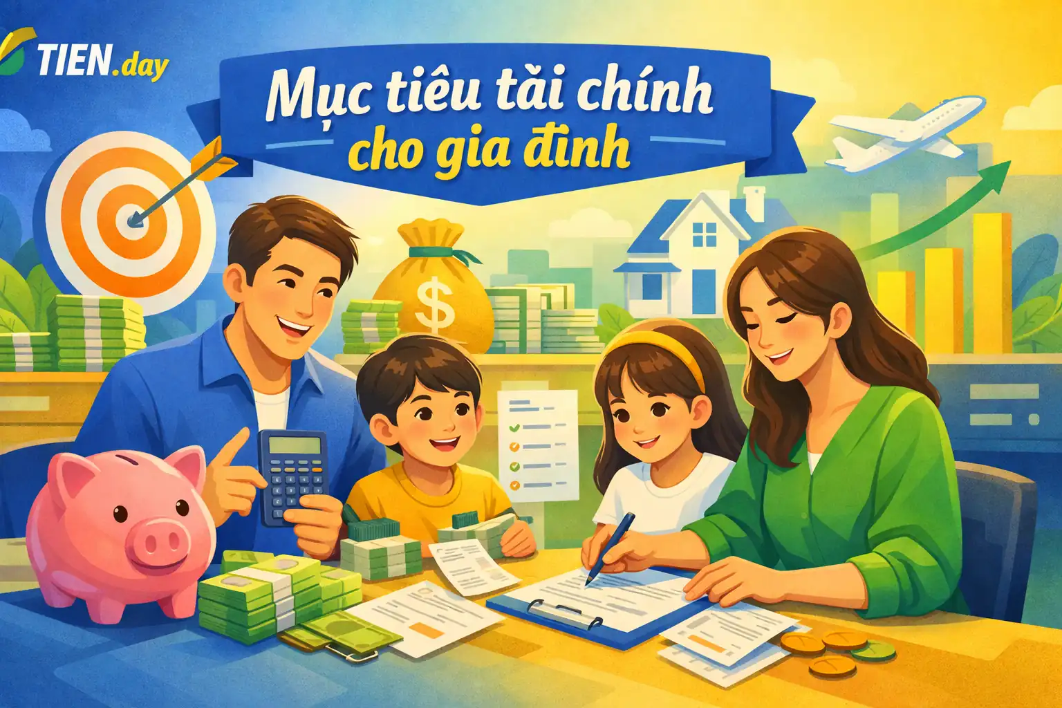 Mục tiêu tài chính cho gia đình - cách xác định và thực hiện hiệu quả
