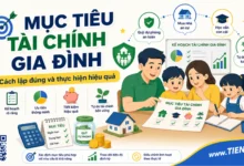 Mục tiêu tài chính cho gia đình tien.day infographic