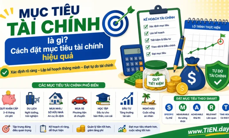 Mục tiêu tài chính là gì tien.day infographic