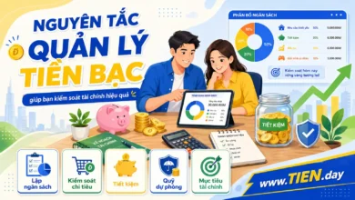 Nguyên tắc quản lý tiền bạc giúp bạn kiểm soát tài chính hiệu quả tien.day infographic