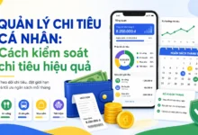 Thumbnail minh họa quản lý chi tiêu cá nhân với app theo dõi chi tiêu, ví tiền, hóa đơn, biểu đồ ngân sách và kế hoạch tháng