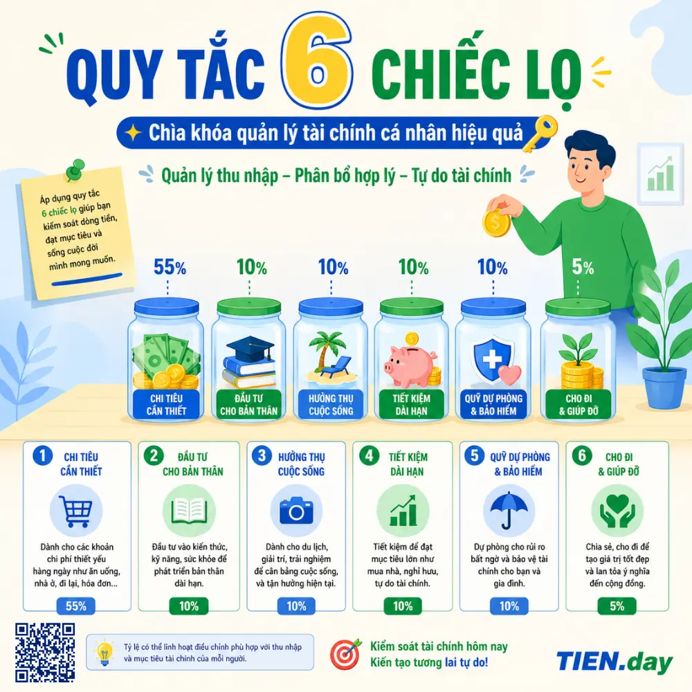 Quy tắc 6 chiếc lọ