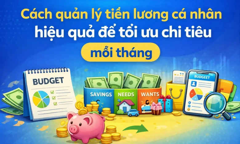 Cách quản lý tiền lương cá nhân hiệu quả để tối ưu chi tiêu mỗi tháng