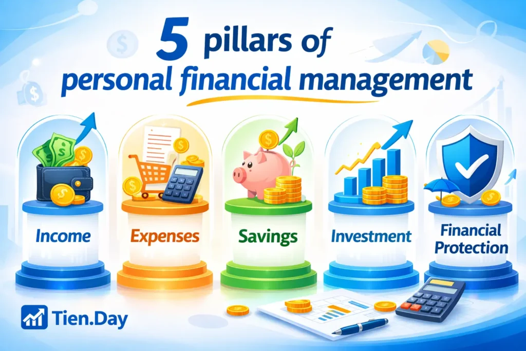 chi tiêu là một trong 5 trụ cột của quản lý tài chính cá nhân