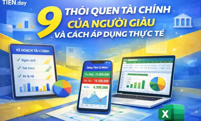 9 THÓI QUEN TÀI CHÍNH CỦA NGƯỜI GIÀU VÀ CÁCH ÁP DỤNG THỰC TẾ