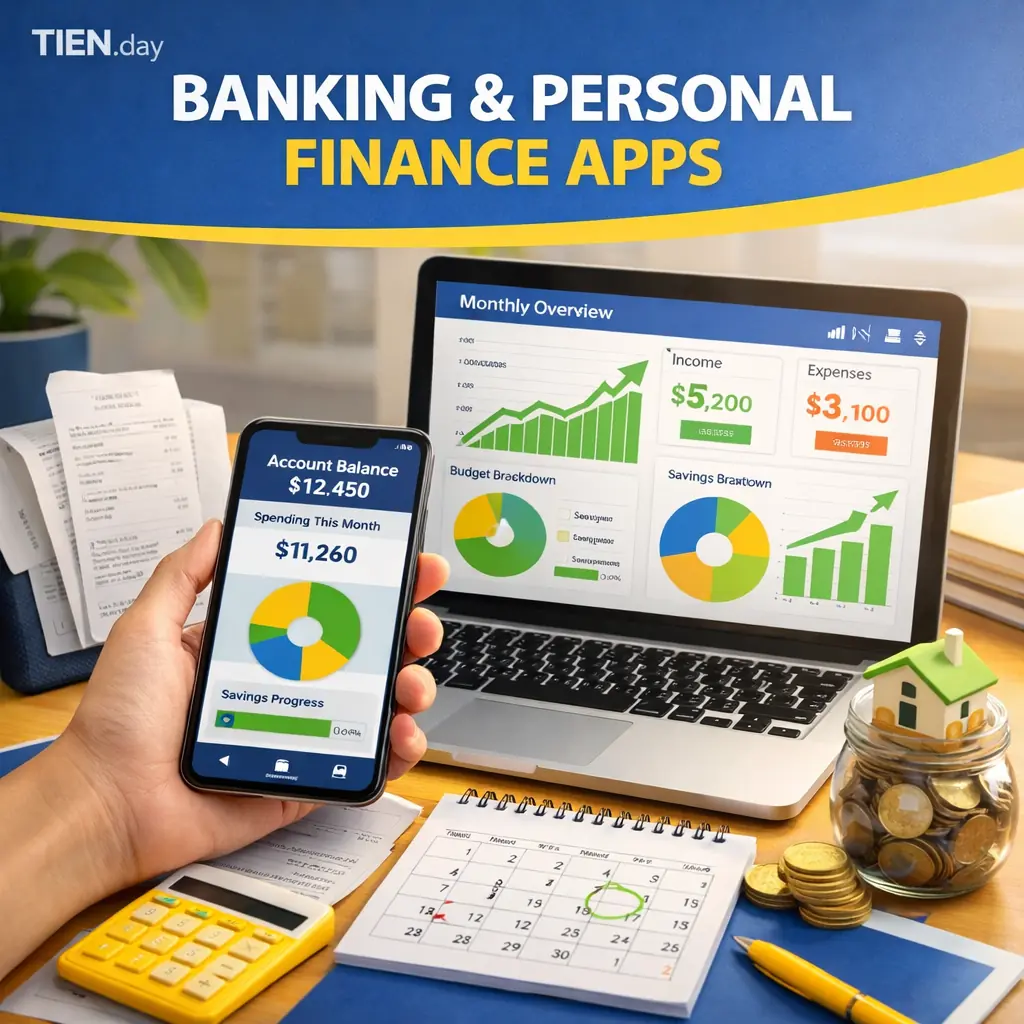 App tài chính ngân hàng - BANKING & PERSONAL FINANCE APPS