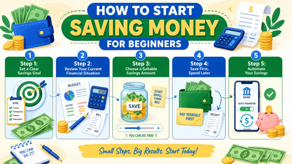 Cách bắt đầu tiết kiệm tiền cho người mới - HOW TO START SAVING MONEY FOR BEGINNERS