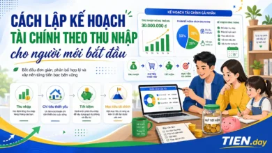 Cách lập kế hoạch tài chính theo thu nhập cho người mới bắt đầu tien.day infographic