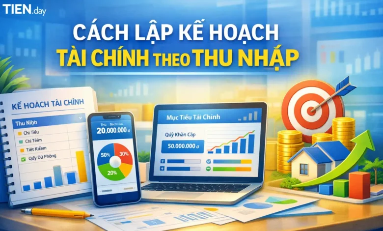 Cách lập kế hoạch tài chính theo thu nhập cho người mới bắt đầu