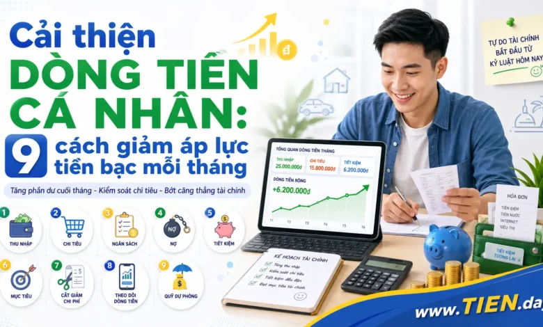 Cải thiện dòng tiền cá nhân: 9 cách