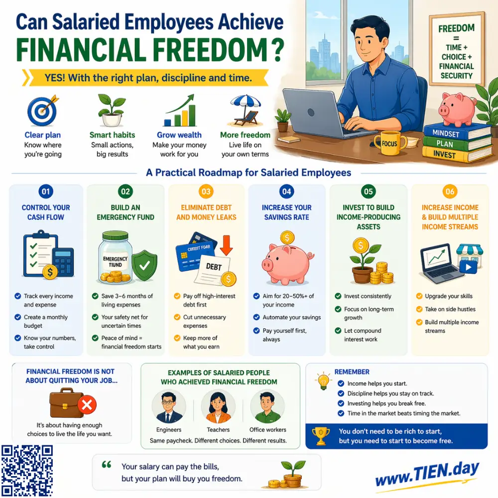 Can Salaried Employees Achieve Financial Freedom?