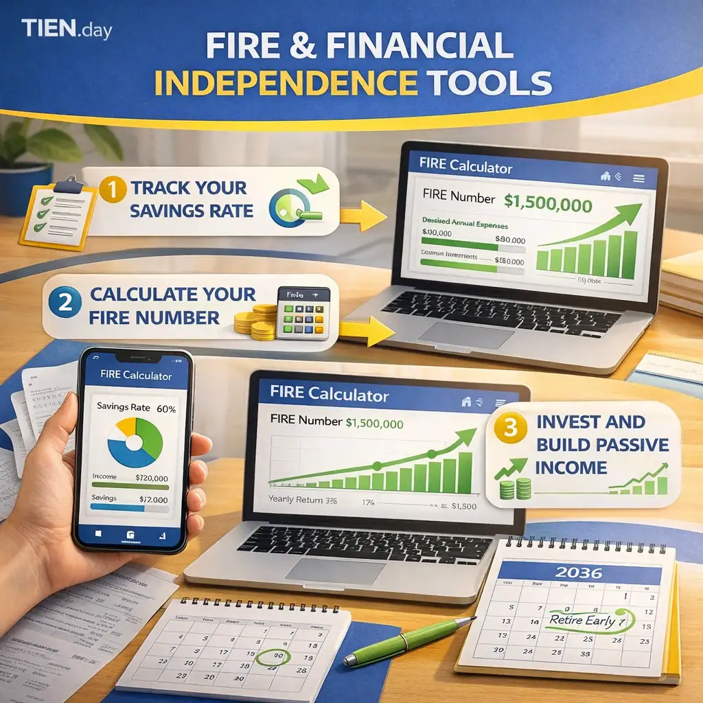 Công cụ tài chính cho FIRE & tự do tài chính - FIRE & FINANCIAL INDEPENDENCE TOOLS