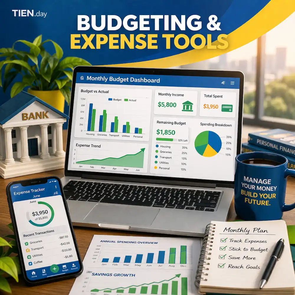Công cụ ngân sách & chi tiêu - BUDGETING & EXPENSE TOOLS