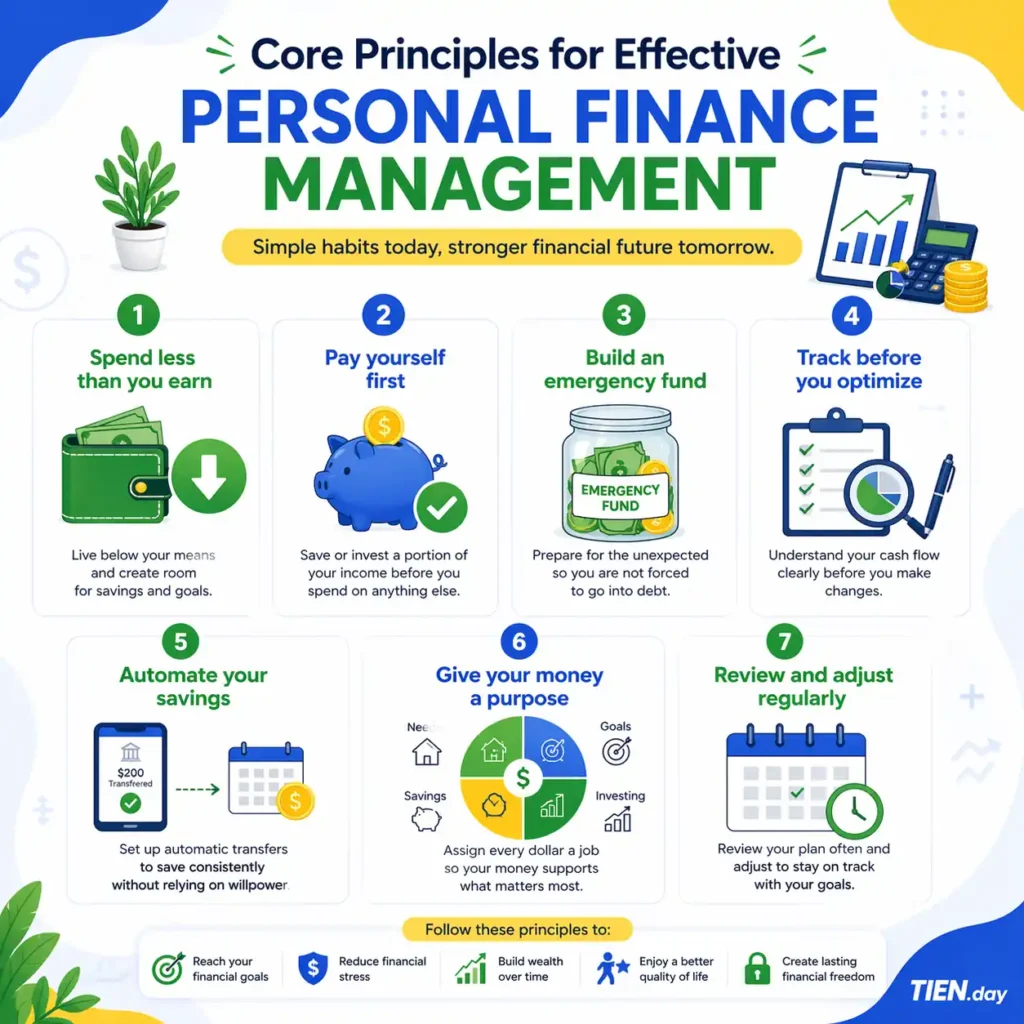 The 7 golden rules of personal finance management