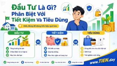Đầu tư là gì - Phân biệt với Tiết kiệm và tiêu dùng