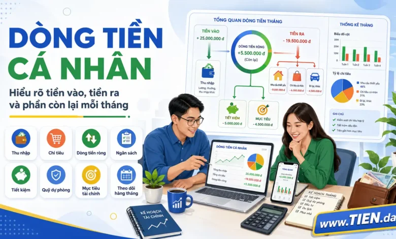 Dòng tiền cá nhân tien.day infographic
