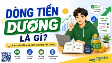 Dòng tiền dương là g tien.day infographic