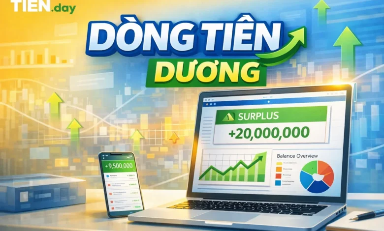 Dòng tiền dương là gì? Cách hiểu đúng và cách tạo dòng tiền dương