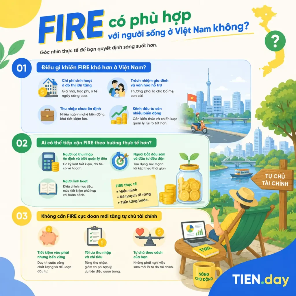 FIRE có phù hợp với người sống ở Việt Nam không tien.day infographic