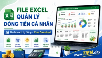 File Excel Quản Lý Dòng Tiền Cá Nhân - EXCEL FILE FOR MANAGING PERSONAL CASH FLOW