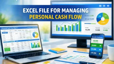 File Excel Quản Lý Dòng Tiền Cá Nhân - EXCEL FILE FOR MANAGING PERSONAL CASH FLOW