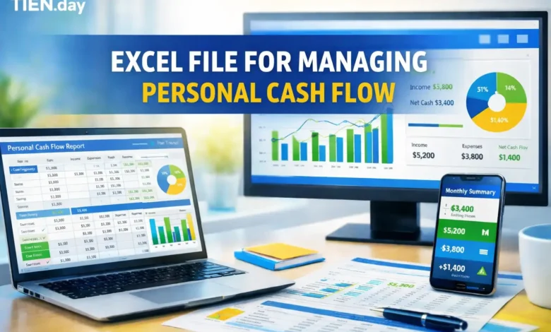 File Excel Quản Lý Dòng Tiền Cá Nhân - EXCEL FILE FOR MANAGING PERSONAL CASH FLOW