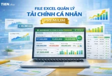 File Excel quản lý tài chính cá nhân Premium TIEN.day