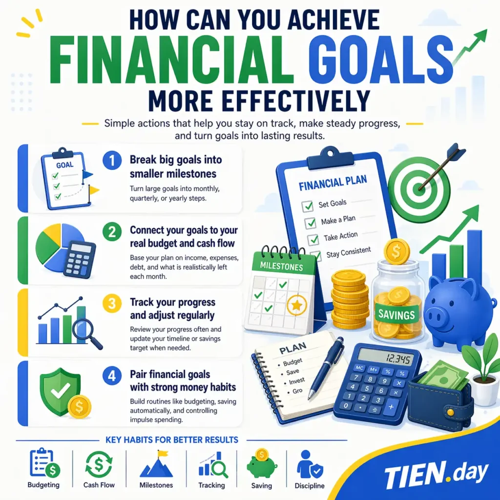 How can you achieve financial goals more effectively