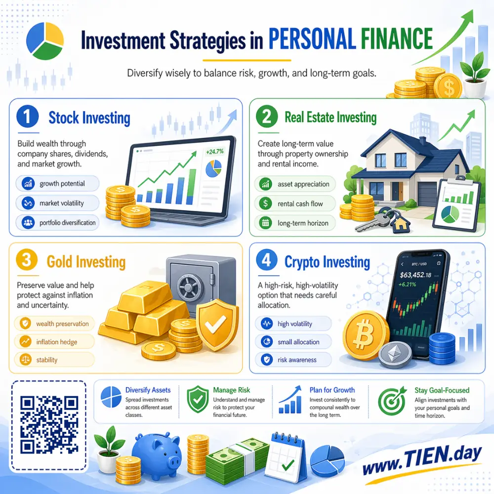 Investment Strategies in Personal Finance tien.day infographic
