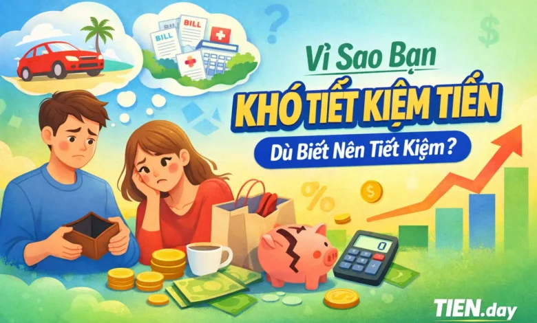 Vì Sao Bạn Khó Tiết Kiệm Tiền Dù Biết Nên Tiết Kiệm?