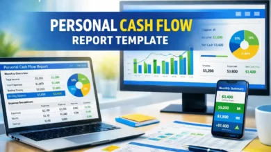 MẪU BÁO CÁO DÒNG TIỀN CÁ NHÂN - PERSONAL CASH FLOW REPORT TEMPLATE