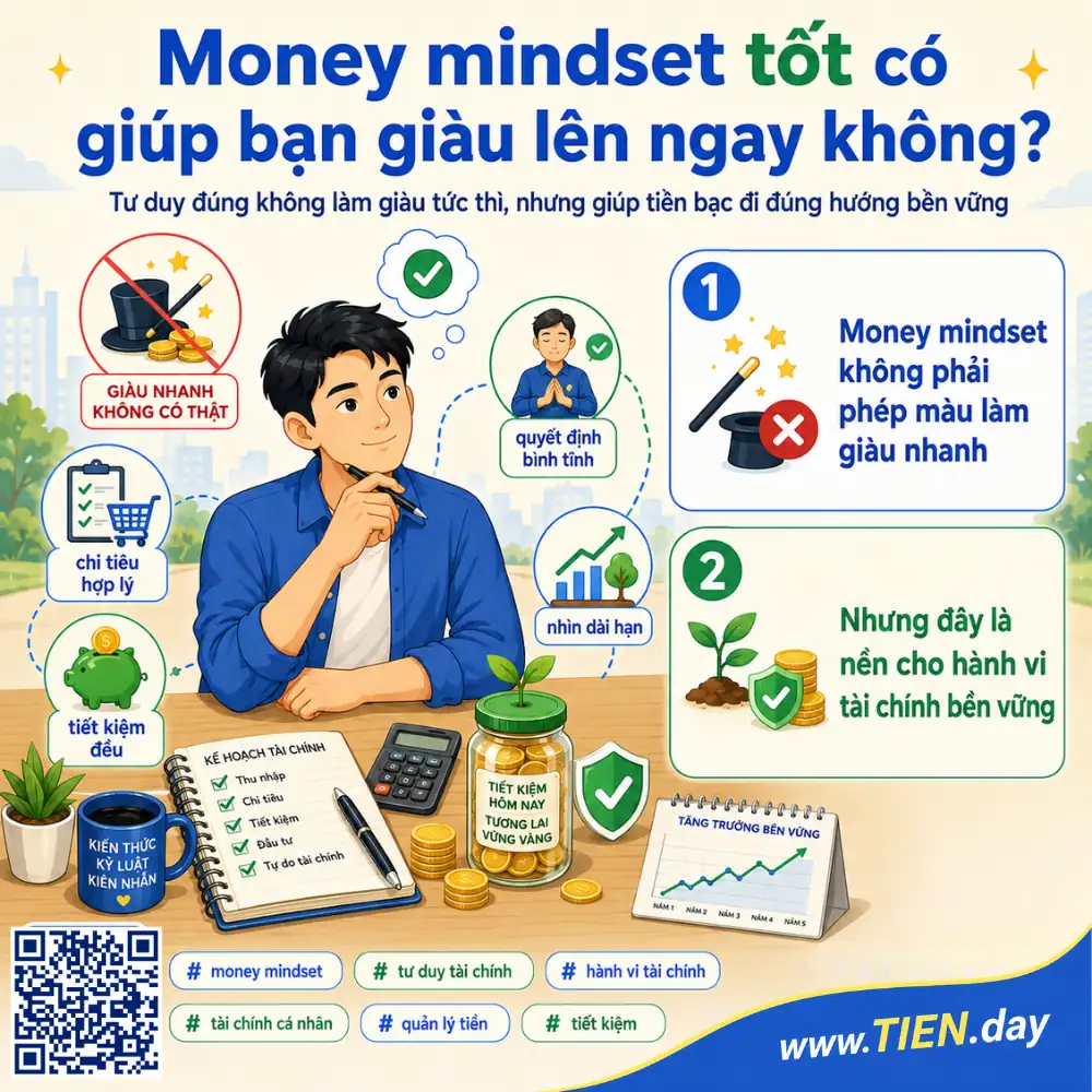 Money mindset tốt có giúp bạn giàu lên ngay không?