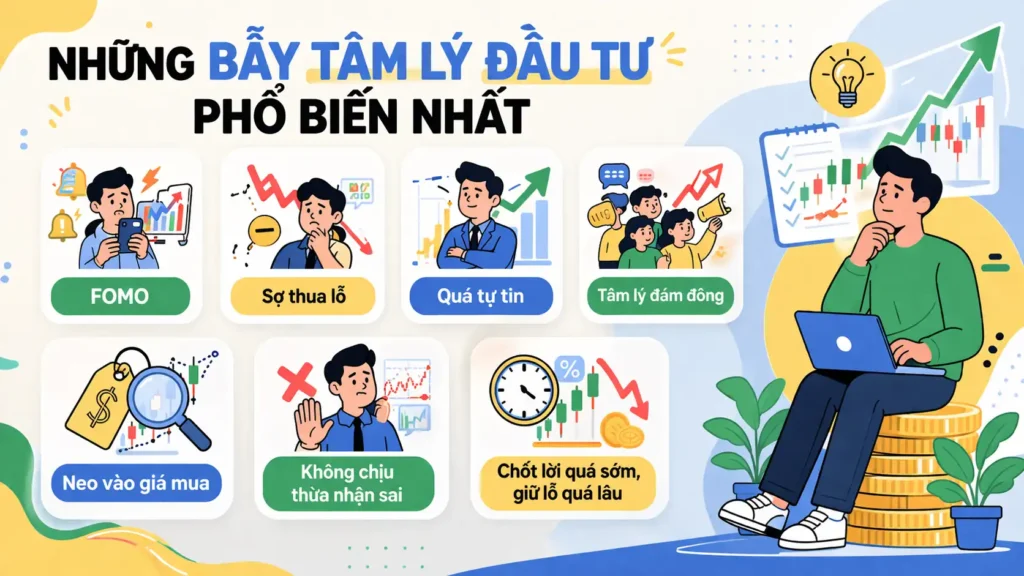 Những bẫy tâm lý đầu tư phổ biến nhất