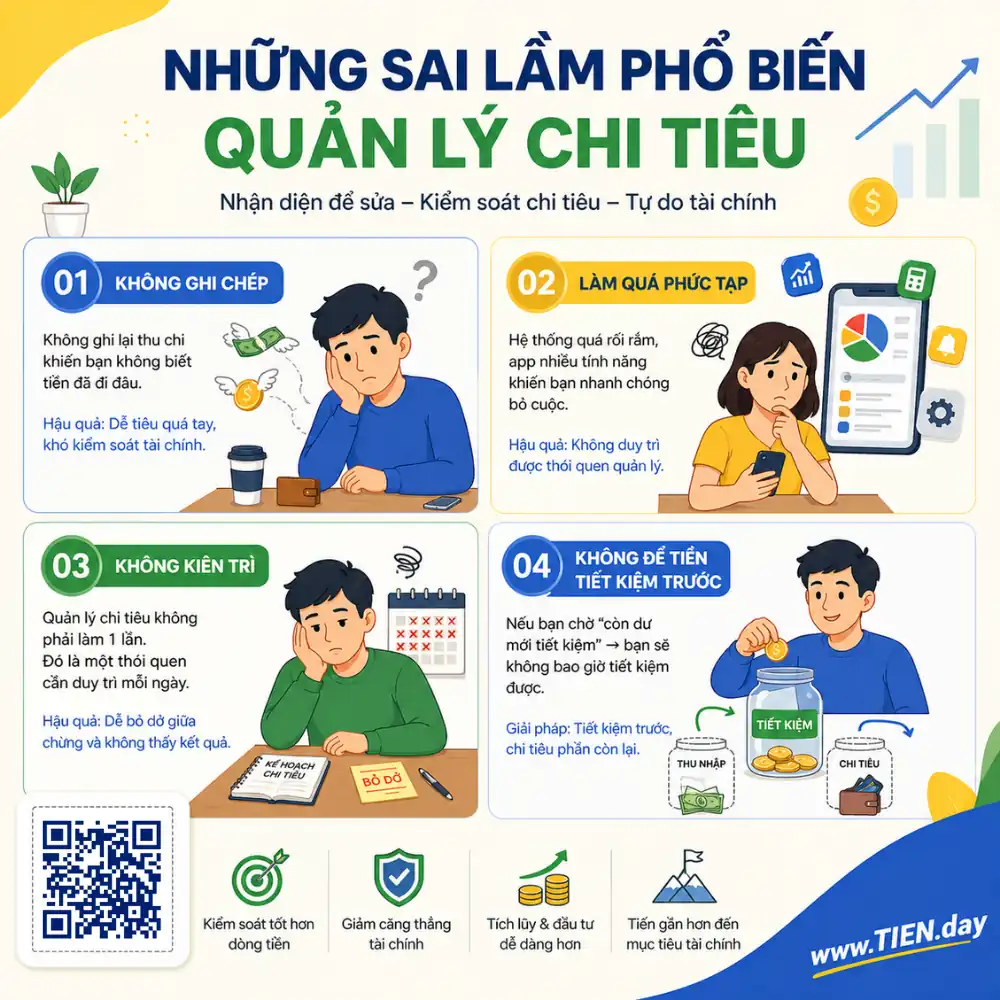 Quản lý chi tiêu là gì? Cách kiểm soát tiền đơn giản cho người mới
