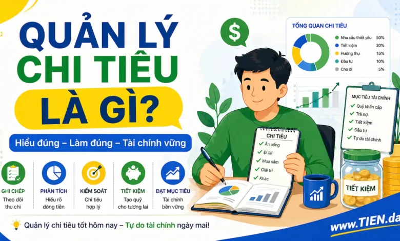 Quản lý chi tiêu là gì tien.day infographic