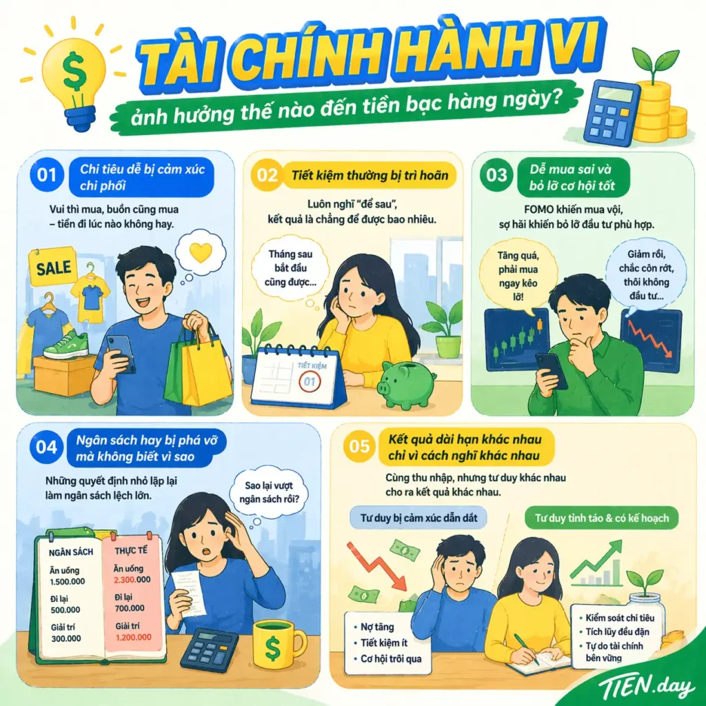 Ảnh hưởng của tài chính hành vi trong đời sống tài chính cá nhân