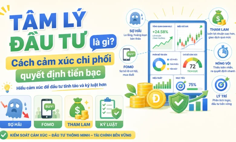 Tâm lý đầu tư là gì? Cách cảm xúc chi phối quyết định tiền bạc