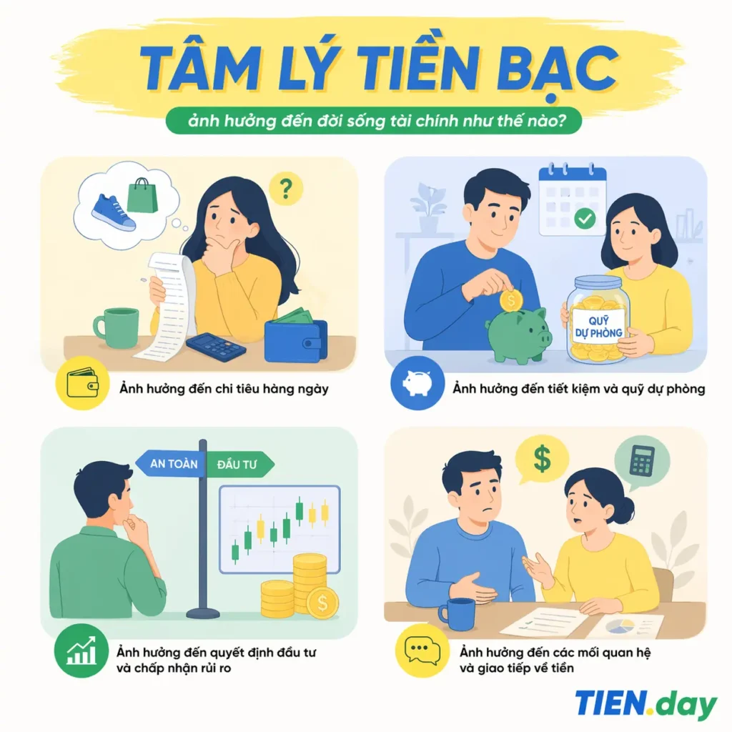 Tâm lý tiền bạc ảnh hưởng đến đời sống tài chính như thế nào | tien-day.