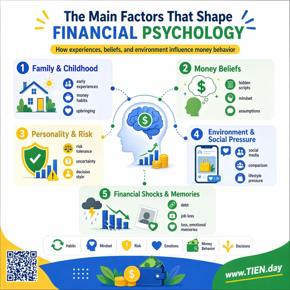 The Main Factors That Shape Financial Psychology tien.day infographic