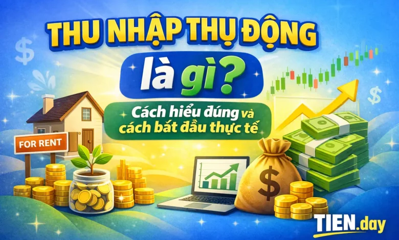 Thu nhập thụ động là gì-Cách hiểu đúng và cách bắt đầu thực tế tien.day infographic