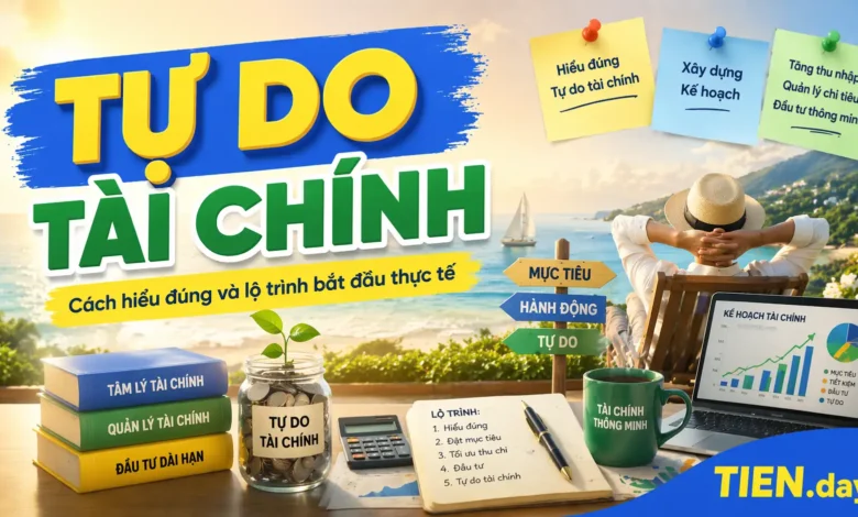 Tự do tài chính là gì-Cách hiểu đúng và lộ trình bắt đầu thực tế.-tien-day-infographic