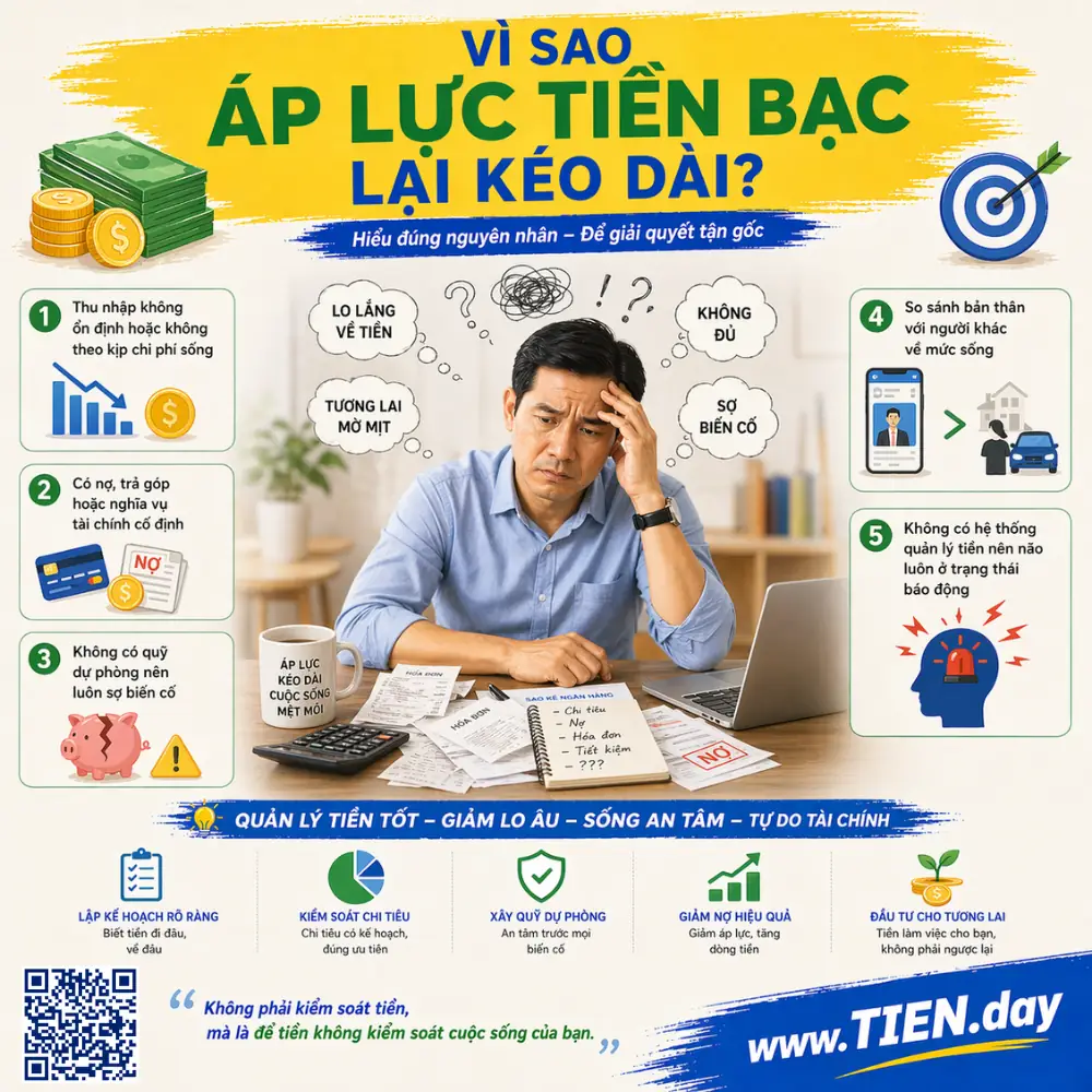 Vì sao áp lực tiền bạc lại kéo dài?