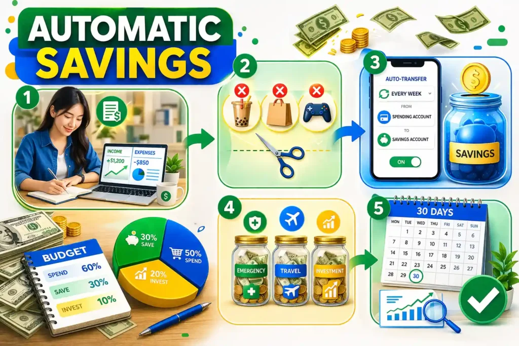 Cách tiết kiệm tiền theo tuần theo nguyên tắc 50/30/20