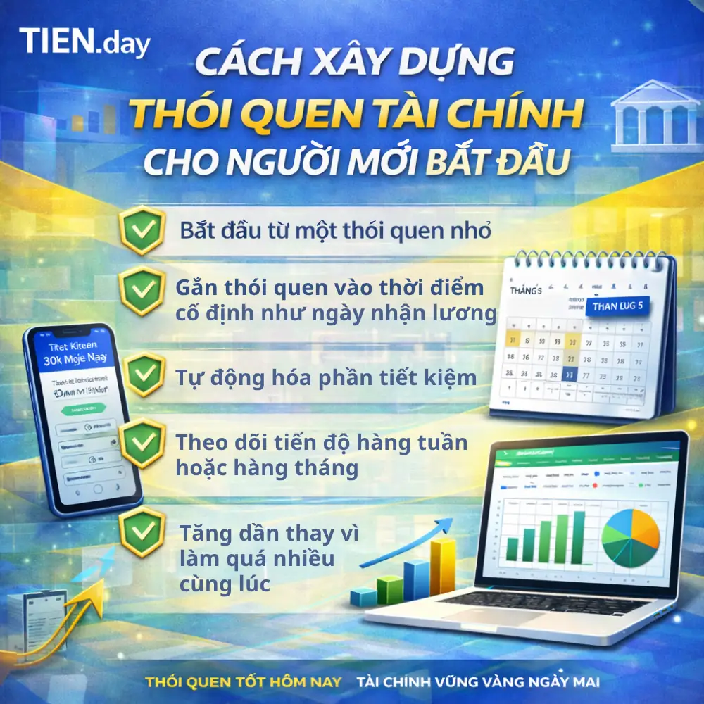 Cách xây dựng thói quen tài chính cho người mới bắt đầu